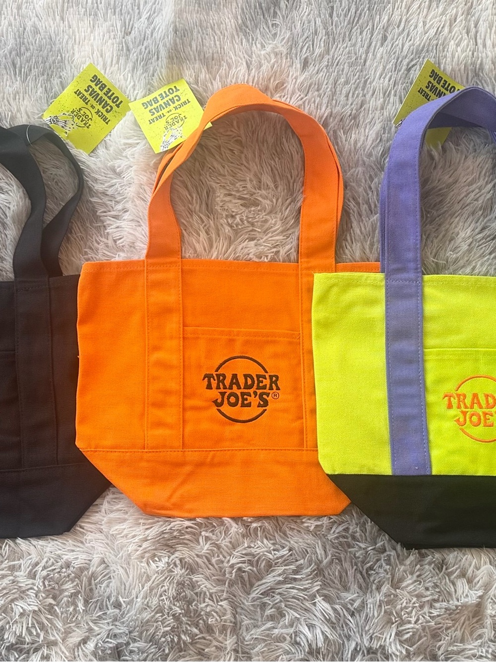 Trader Joe's  Tote Bag Set Bundle ( 5pcs)